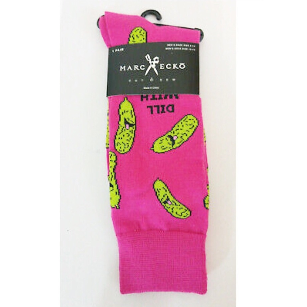 Novelty fun socks - Pickles “Dill with it”